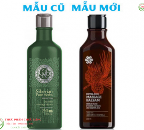 Dầu Xoa Pure Herbs Collection Extra Rich Massage Balsam Siberianhealth